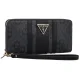 Portfel Guess Laurel II Slg Lrg Zip Around SWSS74 59146 Coal Logo - małe zdjęcie