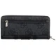 Portfel Guess Laurel II Slg Lrg Zip Around SWSS74 59146 Coal Logo - małe zdjęcie
