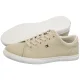 Tenisówki Tommy Hilfiger Th low Profile Vulc Canvas Classic Beige FW0FW09102 ACI - małe zdjęcie