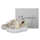 Sneakersy Maciejka Białe/Złote 06891-11/00-8 - małe zdjęcie
