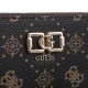 Portfel Guess Emelie Logo Slg Lrg Zip Around SWGP99 28146 Espresso Logo - małe zdjęcie