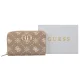 Portfel Guess Emelie Logo Slg Med Zip Around SWGP99 28140 Biscotti Logo - małe zdjęcie