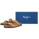 Klapki Pepe Jeans Oban Suede W Cognac Brown PLS80009 879 - małe zdjęcie
