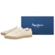 Tenisówki Pepe Jeans Brady Jute W Limewash Beige PLS300019 823 - małe zdjęcie