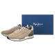 Sneakersy Pepe Jeans Hailon Basic M Camel Beige PMS400037 855 - małe zdjęcie