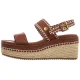 Sandały Pepe Jeans Billie Log W Tobacco Brown PLS900005 859 - małe zdjęcie