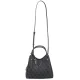 Torebka Guess Meridian II Sml Gfrnd Carryall HWSG69 740250 Coal Logo - małe zdjęcie