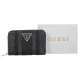 Portfel Guess Laurel II Slg Med Zip Around SWSS74 59140 Coal logo - małe zdjęcie