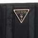 Portfel Guess Laurel II Slg Med Zip Around SWSS74 59140 Coal logo - małe zdjęcie