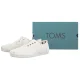 Półbuty Toms Cordones Plus White Canvas 10023129 - małe zdjęcie