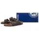 Klapki Birkenstock Arizona BS Dark Brown 0051103 - małe zdjęcie