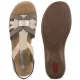 Sandały Rieker Beżowe 65918-64 Beige - małe zdjęcie