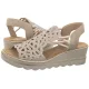 Sandały Rieker Beżowe 67465-62 Beige - małe zdjęcie