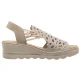 Sandały Rieker Beżowe 67465-62 Beige - małe zdjęcie