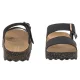 Klapki Asportuguesas Coly L Eco Nubuck Black P018225017 - małe zdjęcie