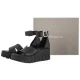 Sandały Tamaris Czarne 1-28701-46 003 Black Leather - małe zdjęcie