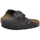 Klapki Birkenstock Boston BS Charcoal 1031676 - małe zdjęcie