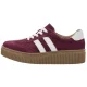 Sneakersy Filippo Bordowe DP6776/26 BG - małe zdjęcie
