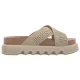 Klapki Melissa Cross M Lover Platform 37368/BS186 Beige/Brown - małe zdjęcie
