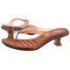 Japonki Melissa Thong Kitten Heel AD 38068/BU427 Brown/Orange - małe zdjęcie