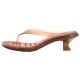 Japonki Melissa Thong Kitten Heel AD 38068/BU427 Brown/Orange - małe zdjęcie