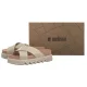 Klapki Melissa Cozy Cross Platform AD 38073/BU396 Beige/Brown - małe zdjęcie