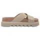 Klapki Melissa Cozy Cross Platform AD 38073/BU396 Beige/Brown - małe zdjęcie