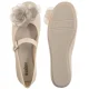 Baleriny Melissa Soft Ballerina Petals 37820/BO960 Beige - małe zdjęcie