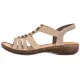 Sandały Rieker Beżowe 60851-62 Beige - małe zdjęcie