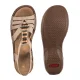 Sandały Rieker Beżowe 60851-62 Beige - małe zdjęcie