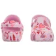 Klapki Crocs Classic Vday Clog K Pink Milk/Hearts 209754-7CI - małe zdjęcie