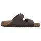 Klapki Birkenstock Arizona BS Soft Footbed Dark Brown 0451161 - małe zdjęcie