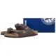 Klapki Birkenstock Arizona BS Soft Footbed Dark Brown 0451161 - małe zdjęcie