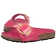 Klapki Birkenstock Madrid Big Buckle High-Shine Fuchsia Tulip 1031844 - małe zdjęcie