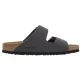 Klapki Birkenstock Arizona BS Velvet Gray/Black Buckles 1032023 - małe zdjęcie