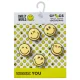Zestaw 5 przypinek Crocs Smileyword 5 Pack 10015113 - małe zdjęcie