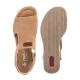 Sandały Rieker Beżowe 69472-60 Beige - małe zdjęcie