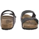 Klapki Birkenstock Arizona BS Velvet Gray/Black Buckles 1032045 - małe zdjęcie