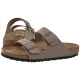 Klapki Birkenstock Arizona BS Nubuk Gray Taupe 1032019 - małe zdjęcie