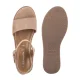 Sandały Tamaris Beżowe 1-28020-42 419 Ivory Suede - małe zdjęcie