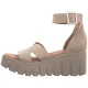 Sandały Tamaris Beżowe 1-28701-46 341 Taupe - małe zdjęcie