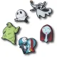 Zestaw 5 przypinek Crocs Jibbitz™ Nightmare Before Xmas 5 Pack 10015773 - małe zdjęcie