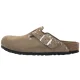 Klapki Birkenstock Boston Rivet Border Taupe 1030418 - małe zdjęcie