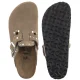 Klapki Birkenstock Boston Rivet Border Taupe 1030418 - małe zdjęcie