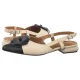 Czółenka Nepeke Aleksa Beige/Black - małe zdjęcie
