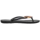 Japonki Ipanema Maxi Fashion IV Fem 83652/BC684 Black/Bronze - małe zdjęcie