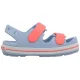 Sandałki Crocs Crocband Cruiser Sandal K Blue Frost/Guava 209423-4XQ - małe zdjęcie