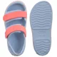 Sandałki Crocs Crocband Cruiser Sandal K Blue Frost/Guava 209423-4XQ - małe zdjęcie