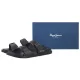 Klapki Pepe Jeans Ocean Brand M Black PMS700011 999 - małe zdjęcie