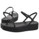 Sandały Crocs Miami Platform Y Strap Sandal Black 212012-001  - małe zdjęcie